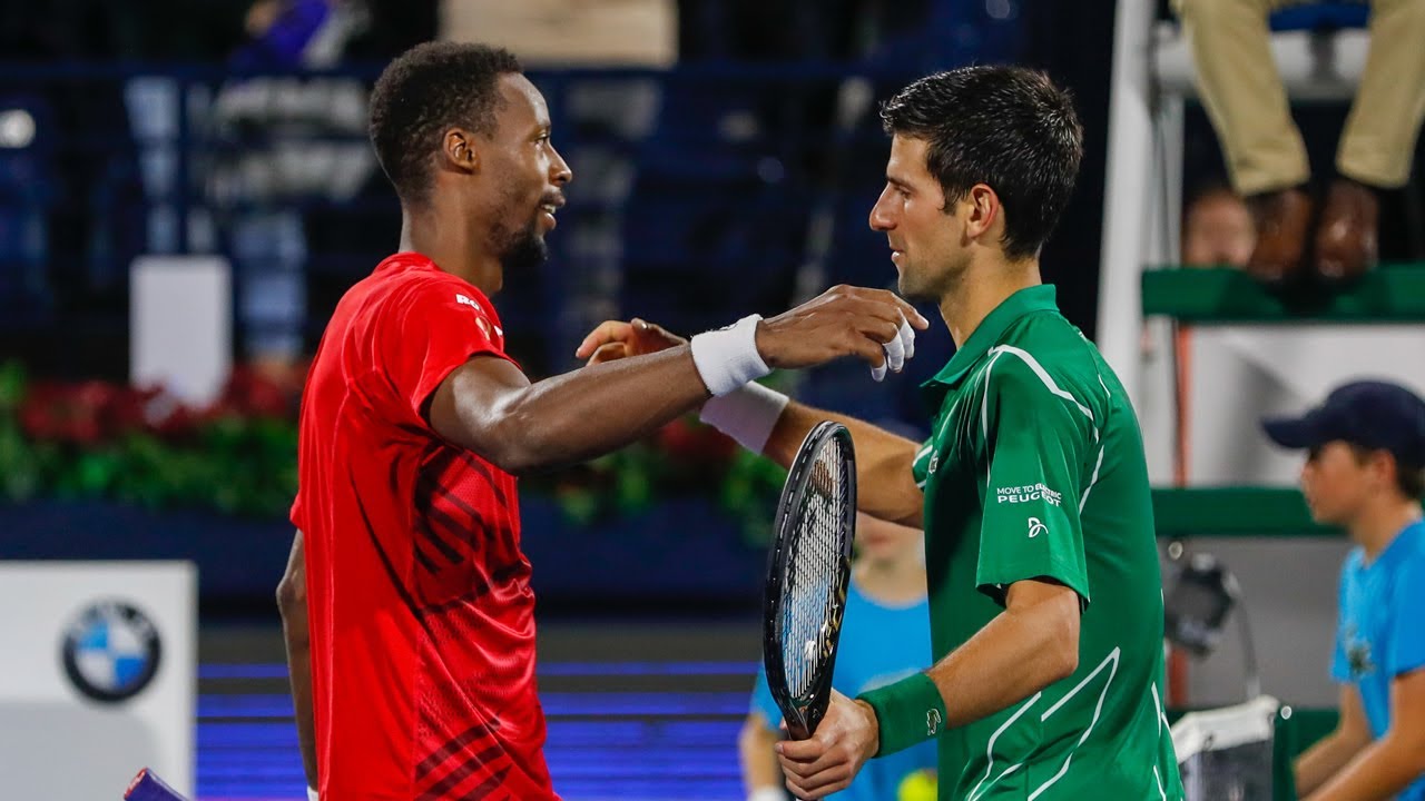 Djokovic Monfils match highlights