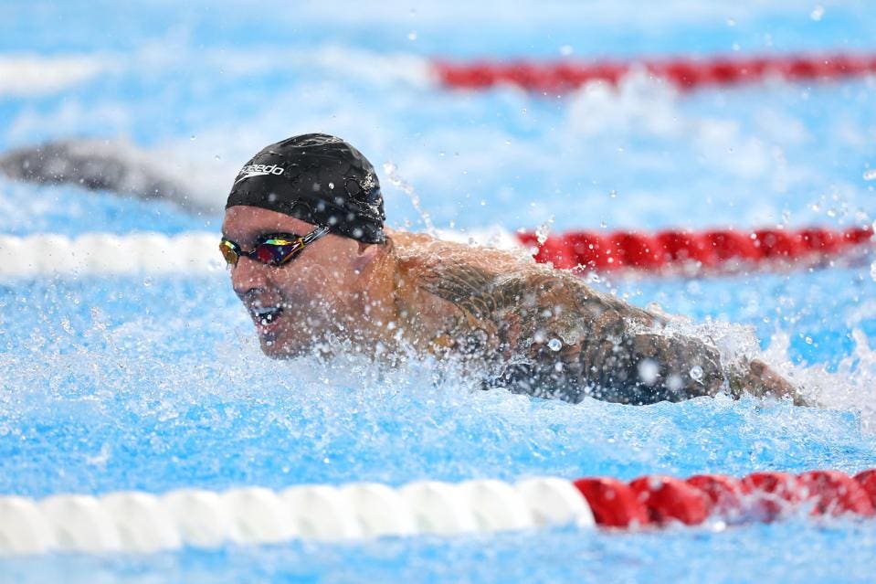 Dressel in Tokyo Olympics.
