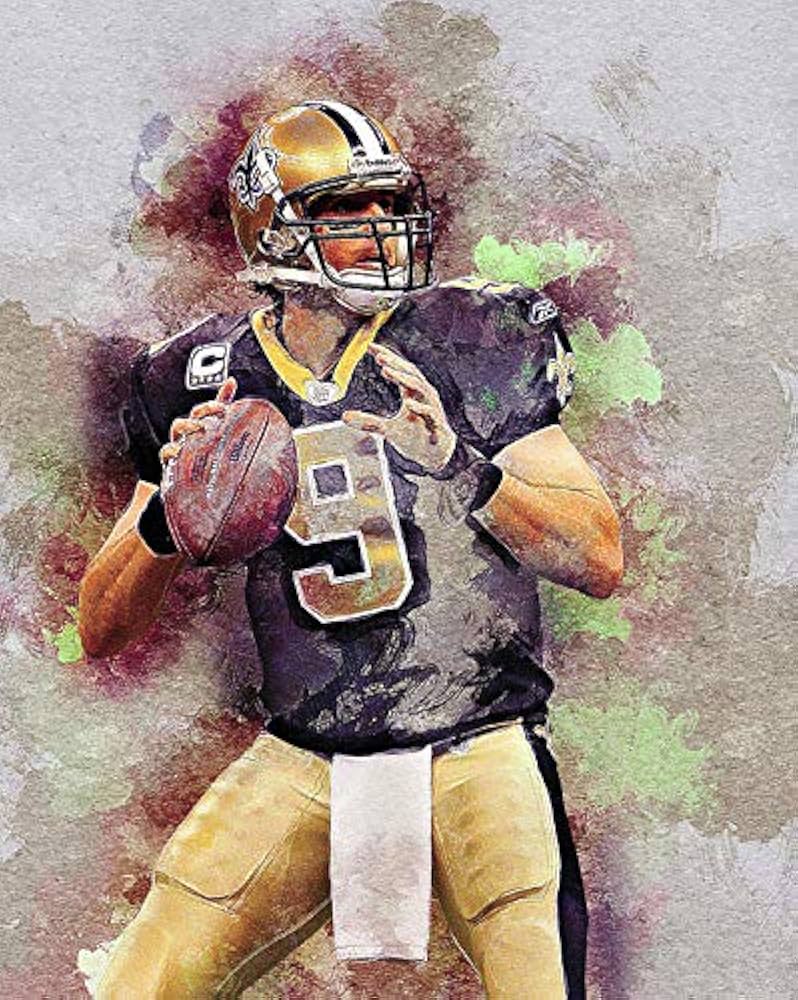 drew brees poster 0021