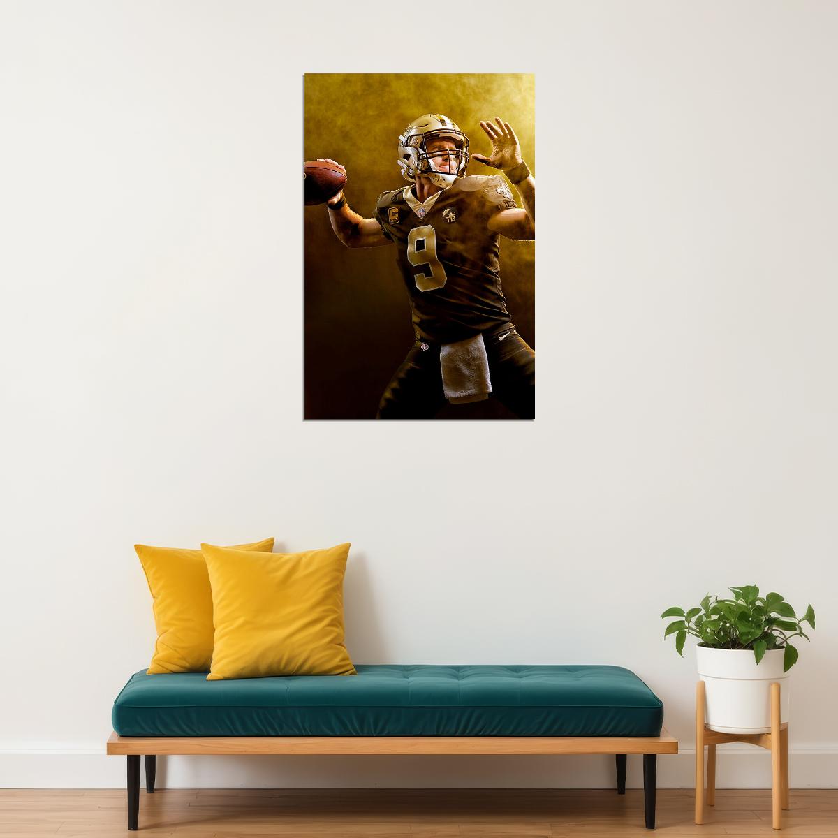 drew brees poster 0033