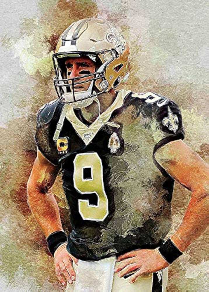 drew brees poster 0034