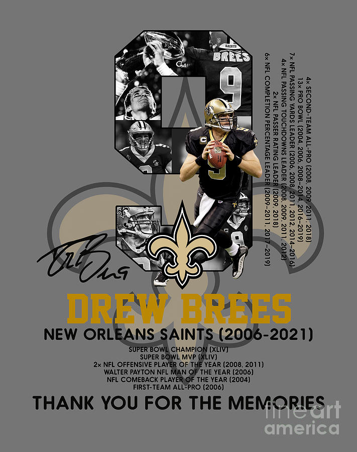 drew brees poster 0038