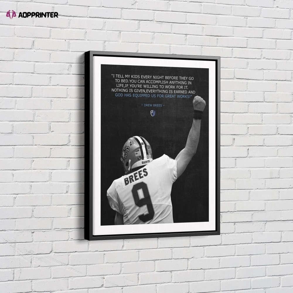 drew brees poster 0044