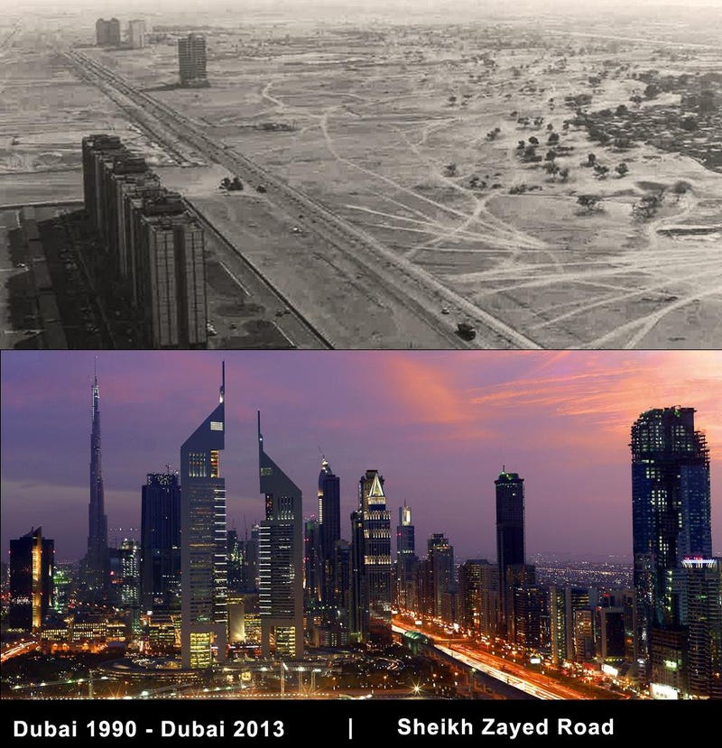 Dubai 1990 tourism