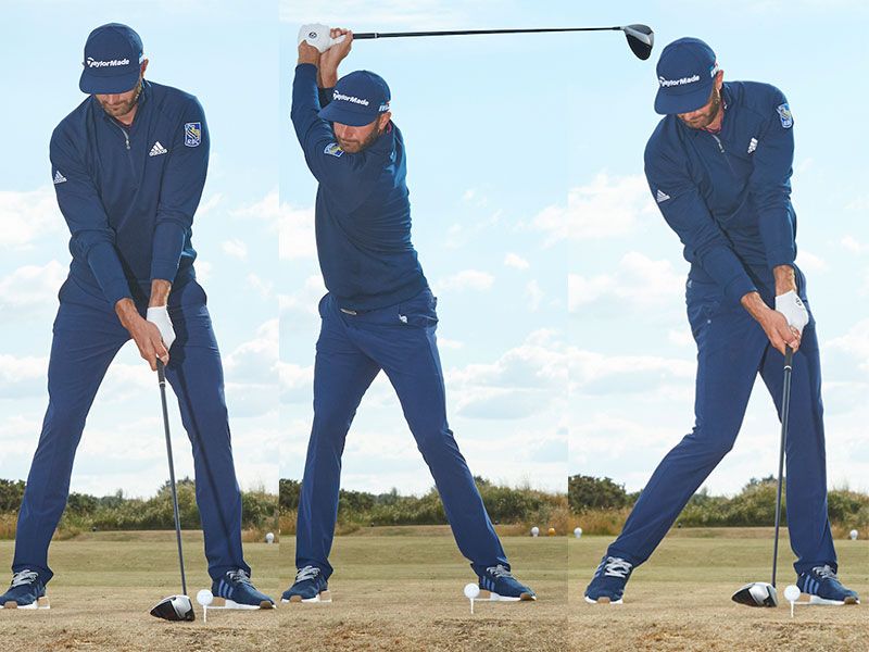 Dustin Johnson swing comparison