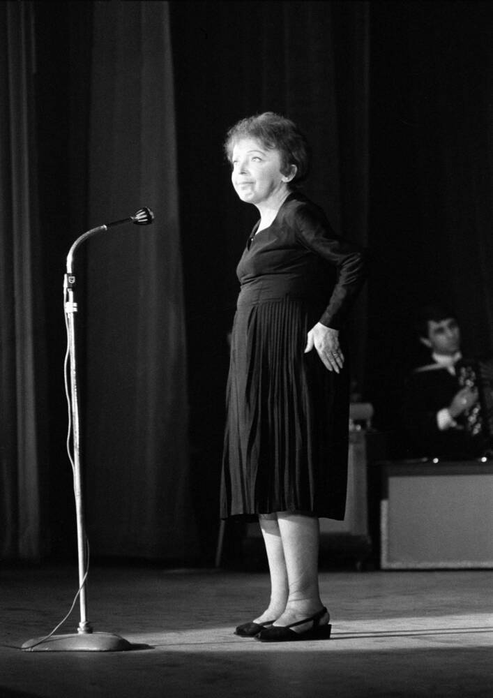 Edith Piaf album covers.