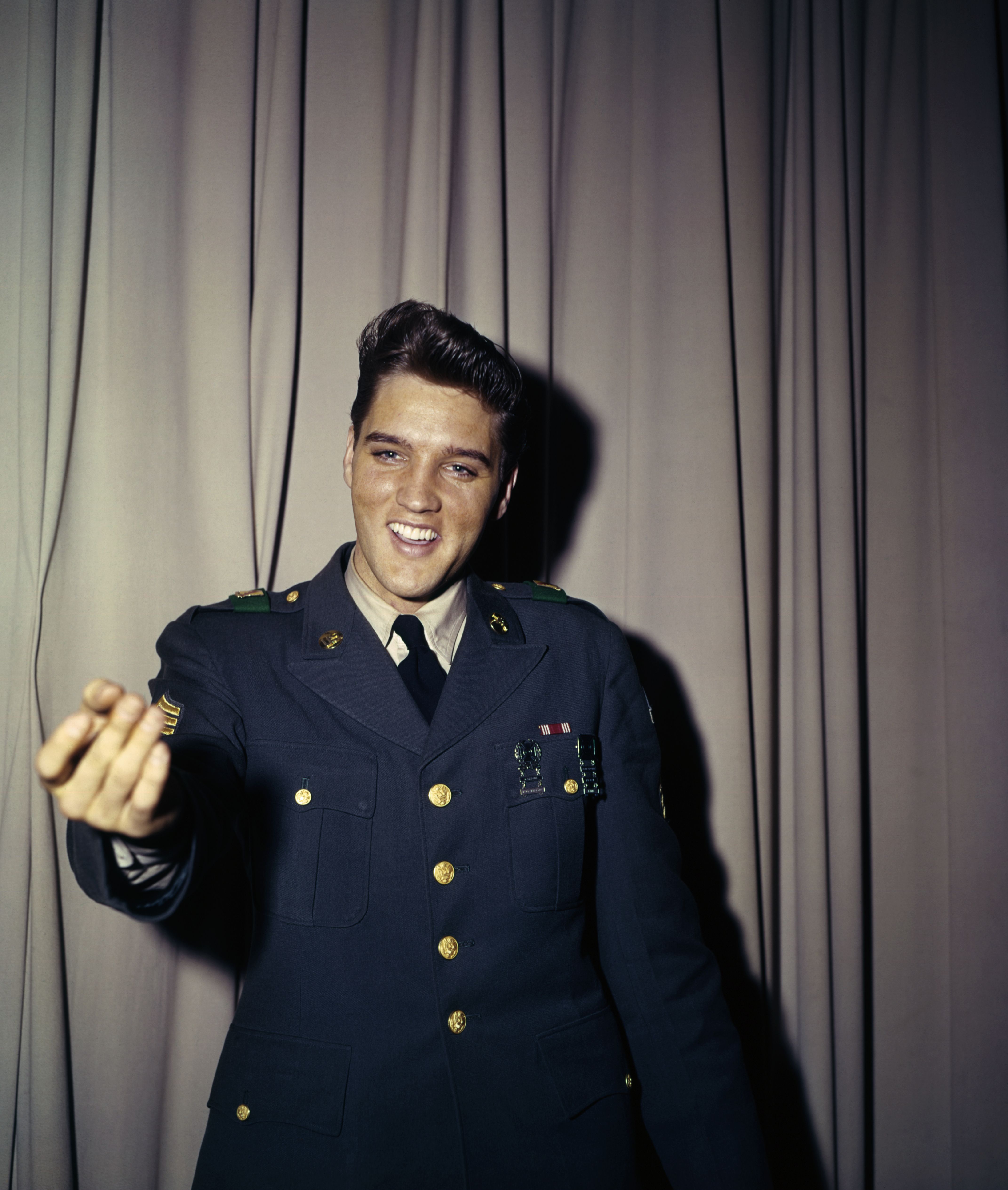 elvis army vintage photos