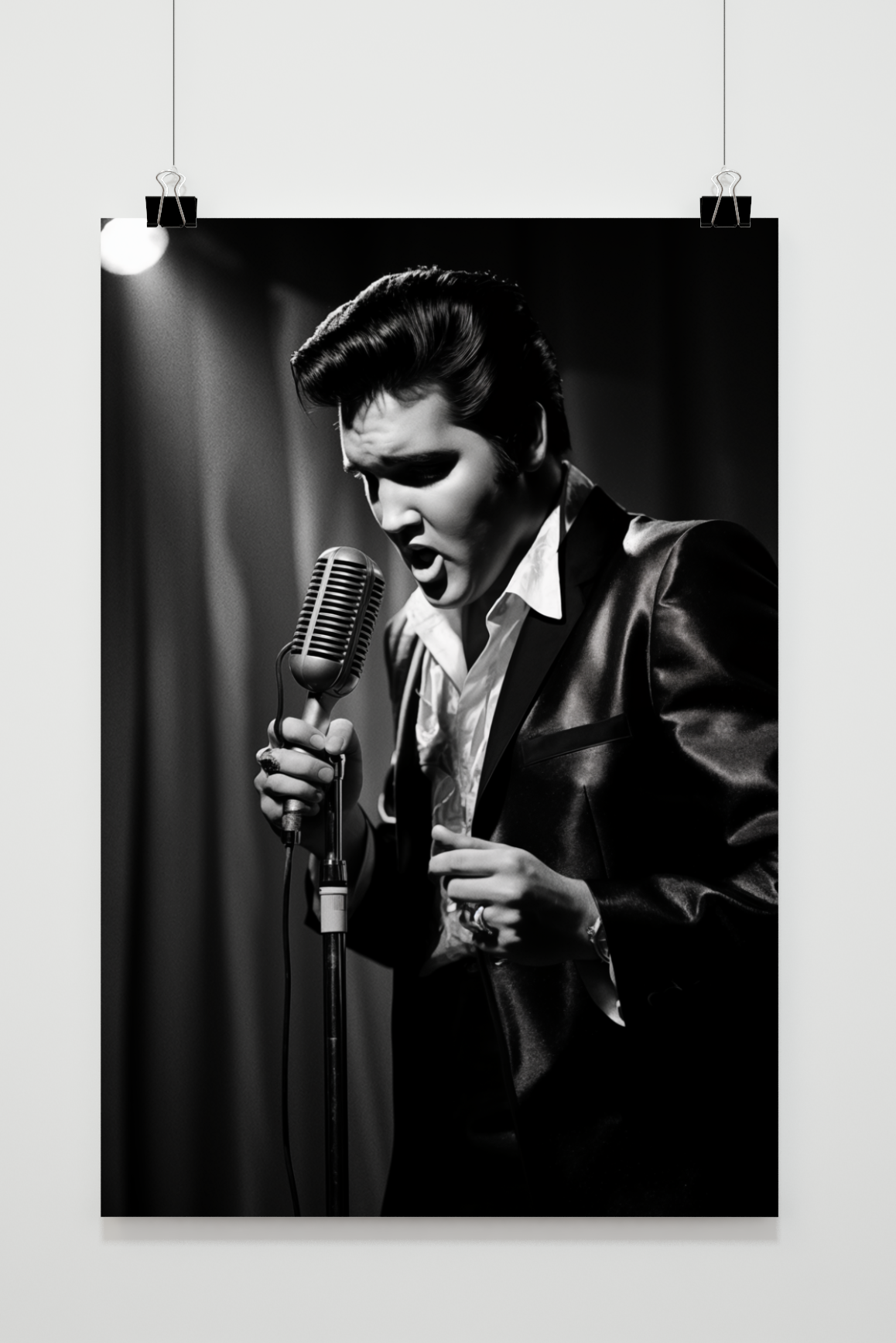 black and white elvis 0011