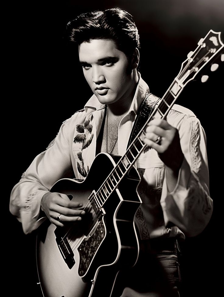 black and white elvis 0017