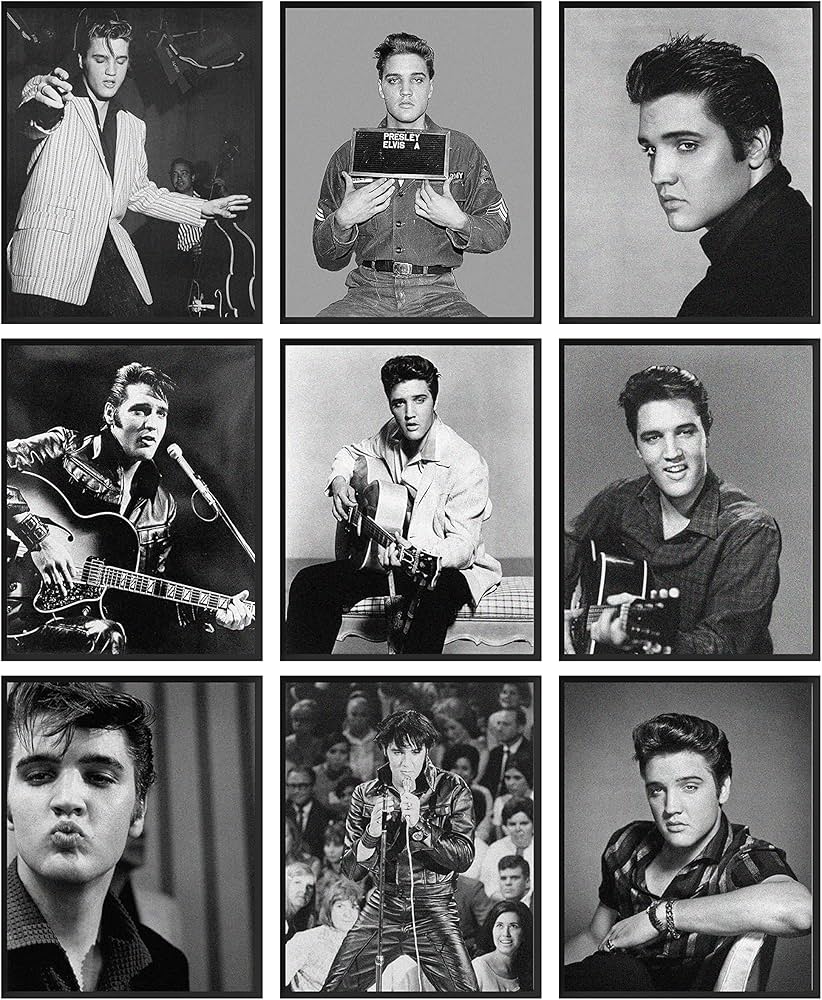 black and white elvis 0021