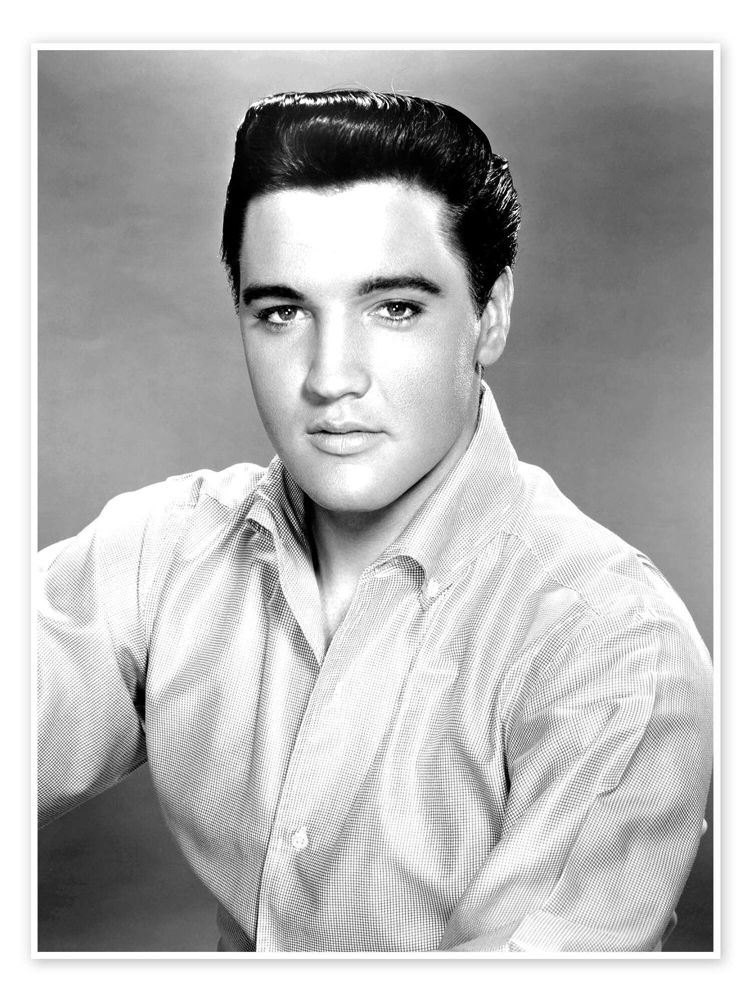 black and white elvis 0025