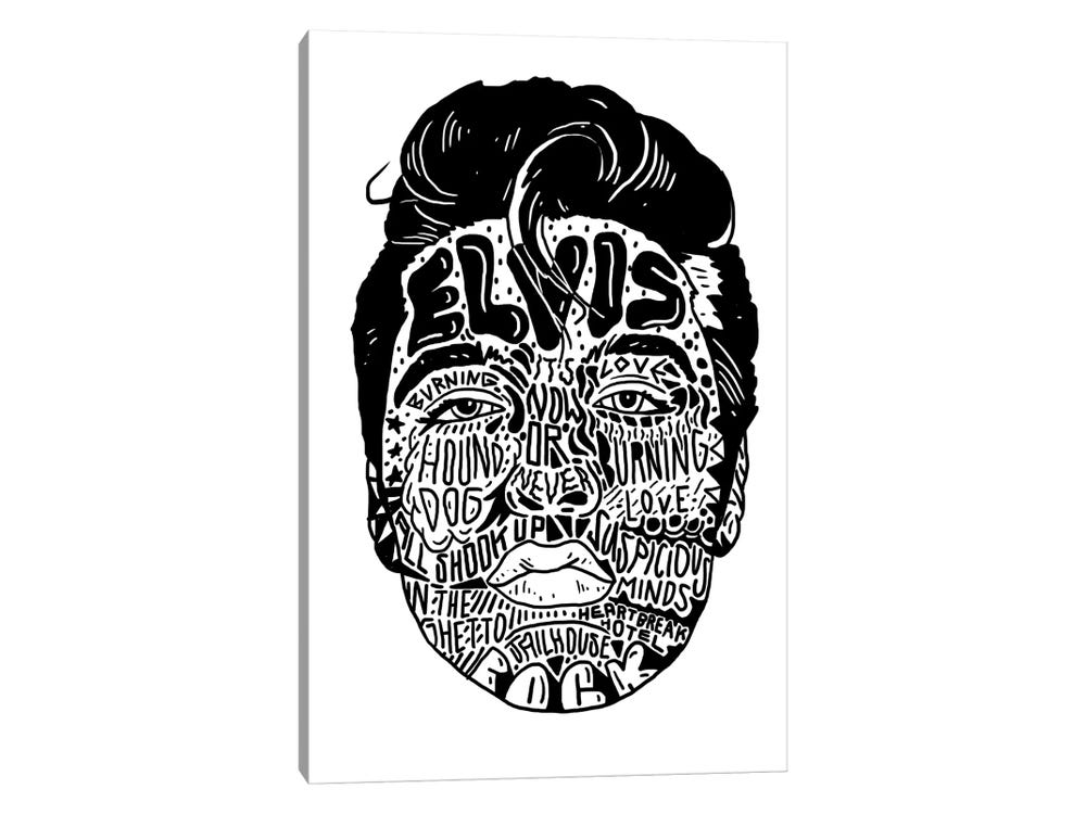 black and white elvis 0027