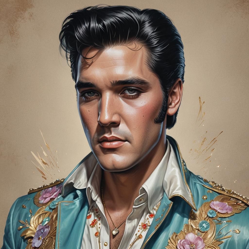 elvis portrait 0026
