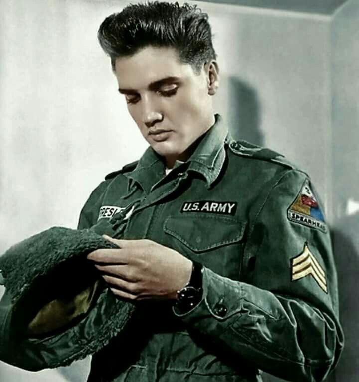 elvis presley army memorabilia