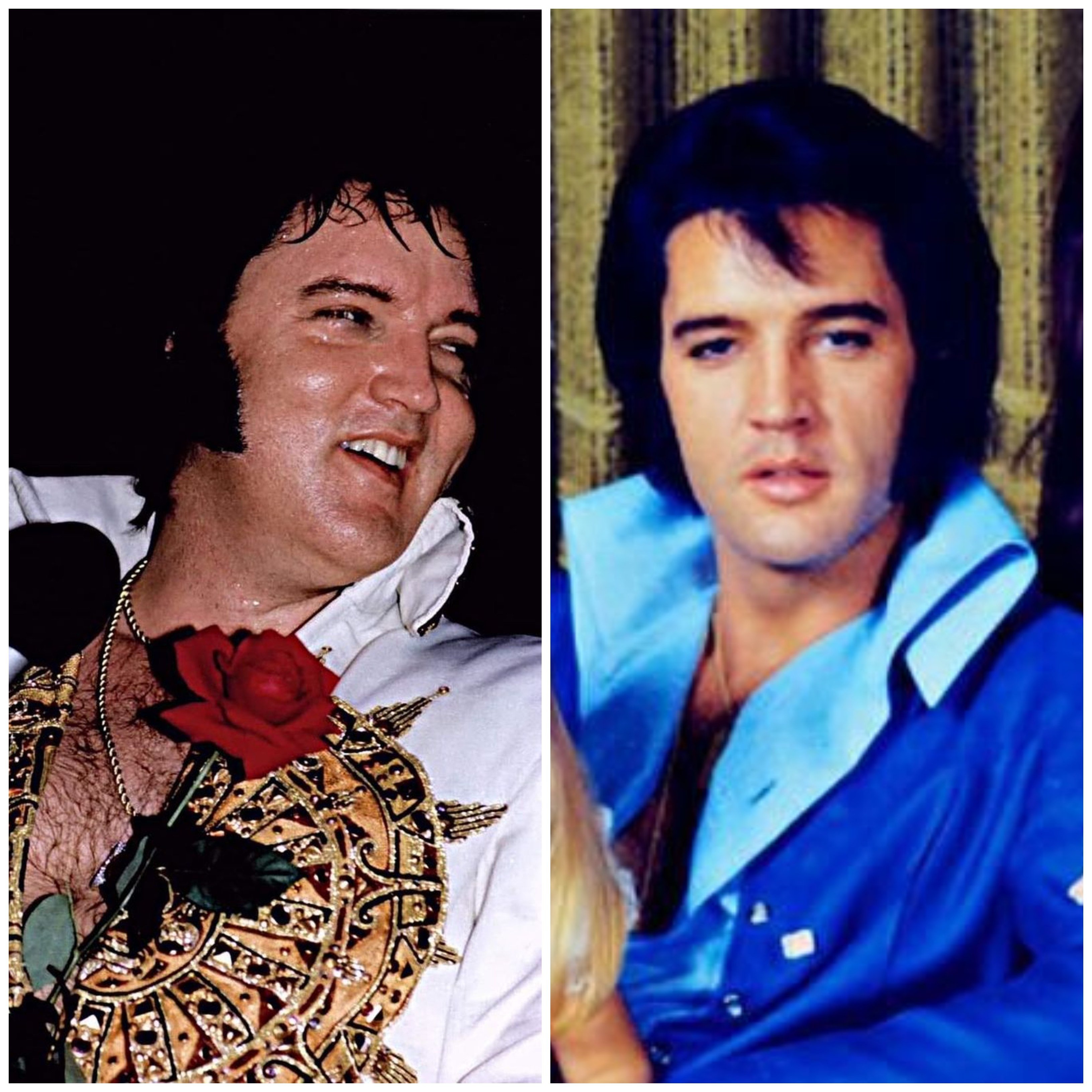 elvis presley in the 70s