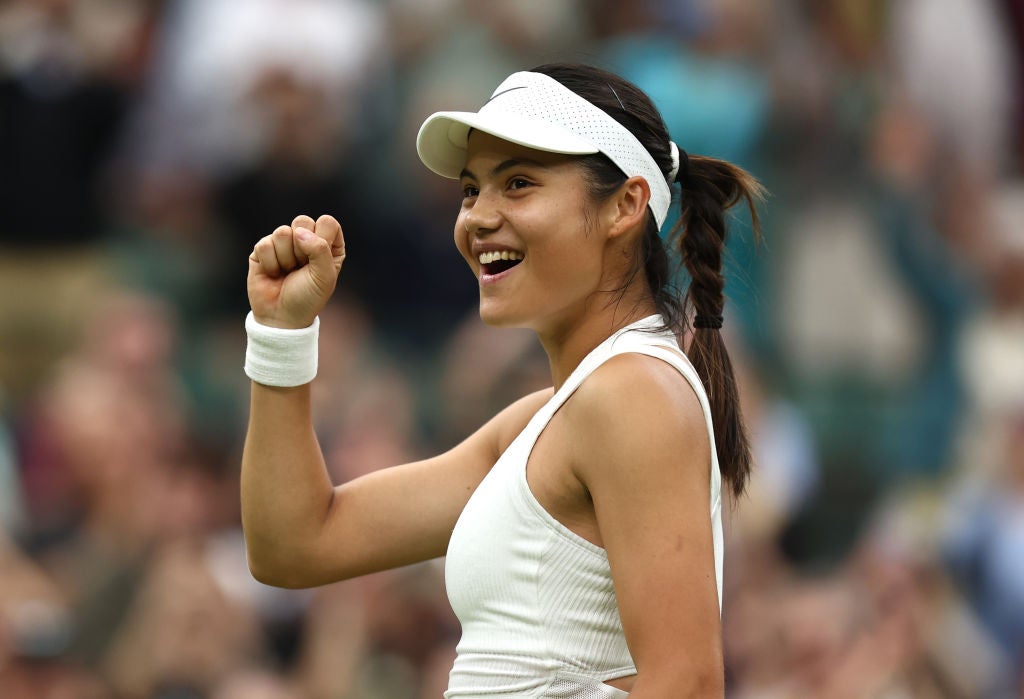 Emma Raducanu Wimbledon 2021