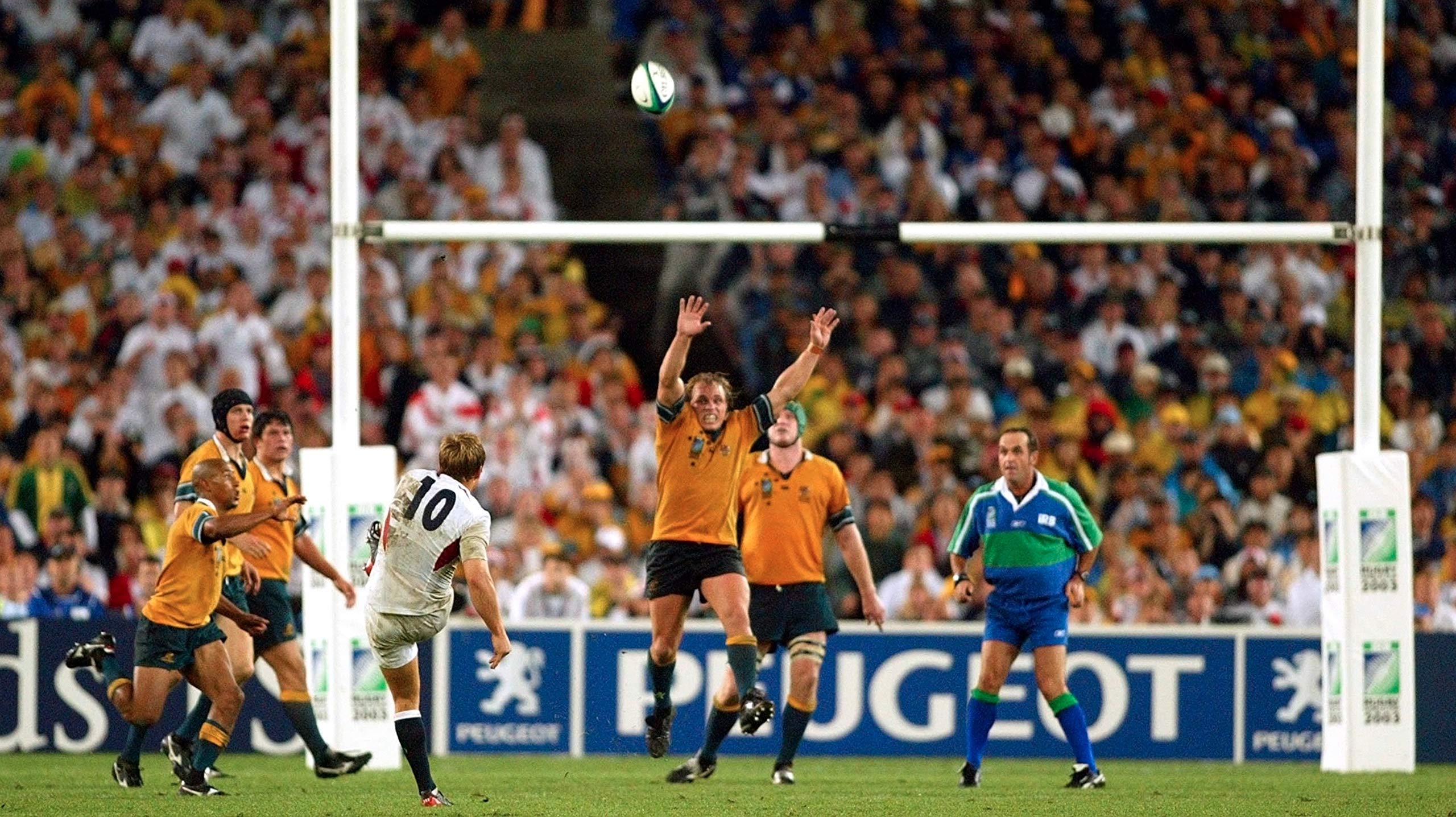 England drop goal hero
