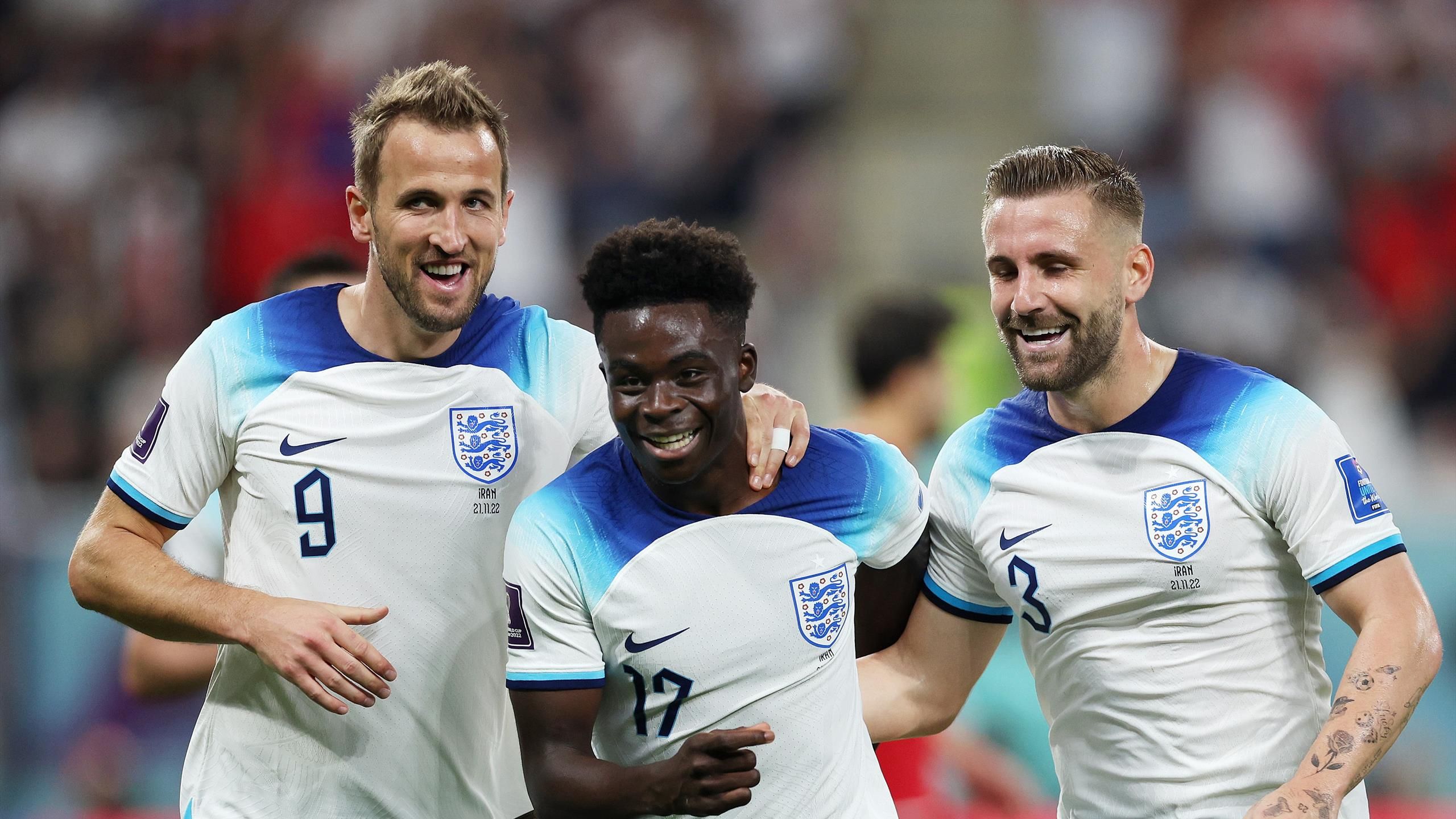 England Iran fan reactions
