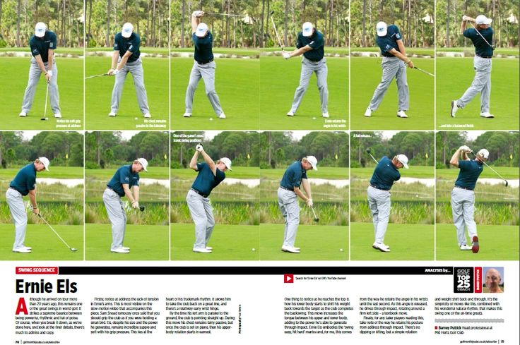 Ernie Els swing technique