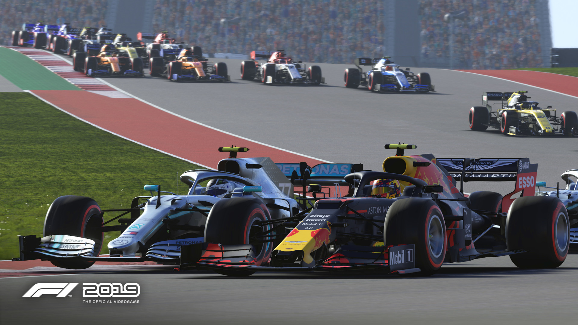 F1 2019 calendar visuals.