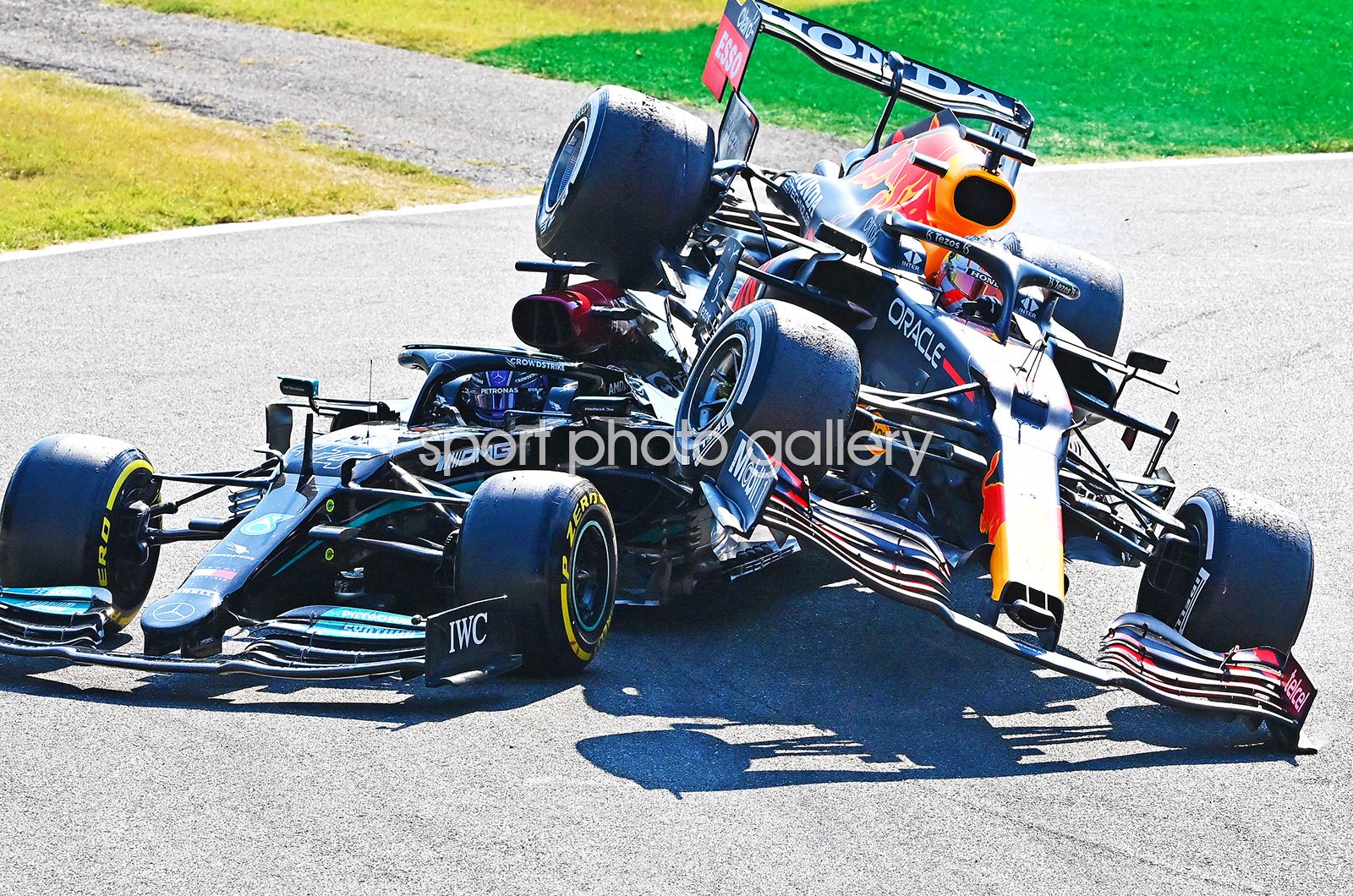 F1 crash impact Monza