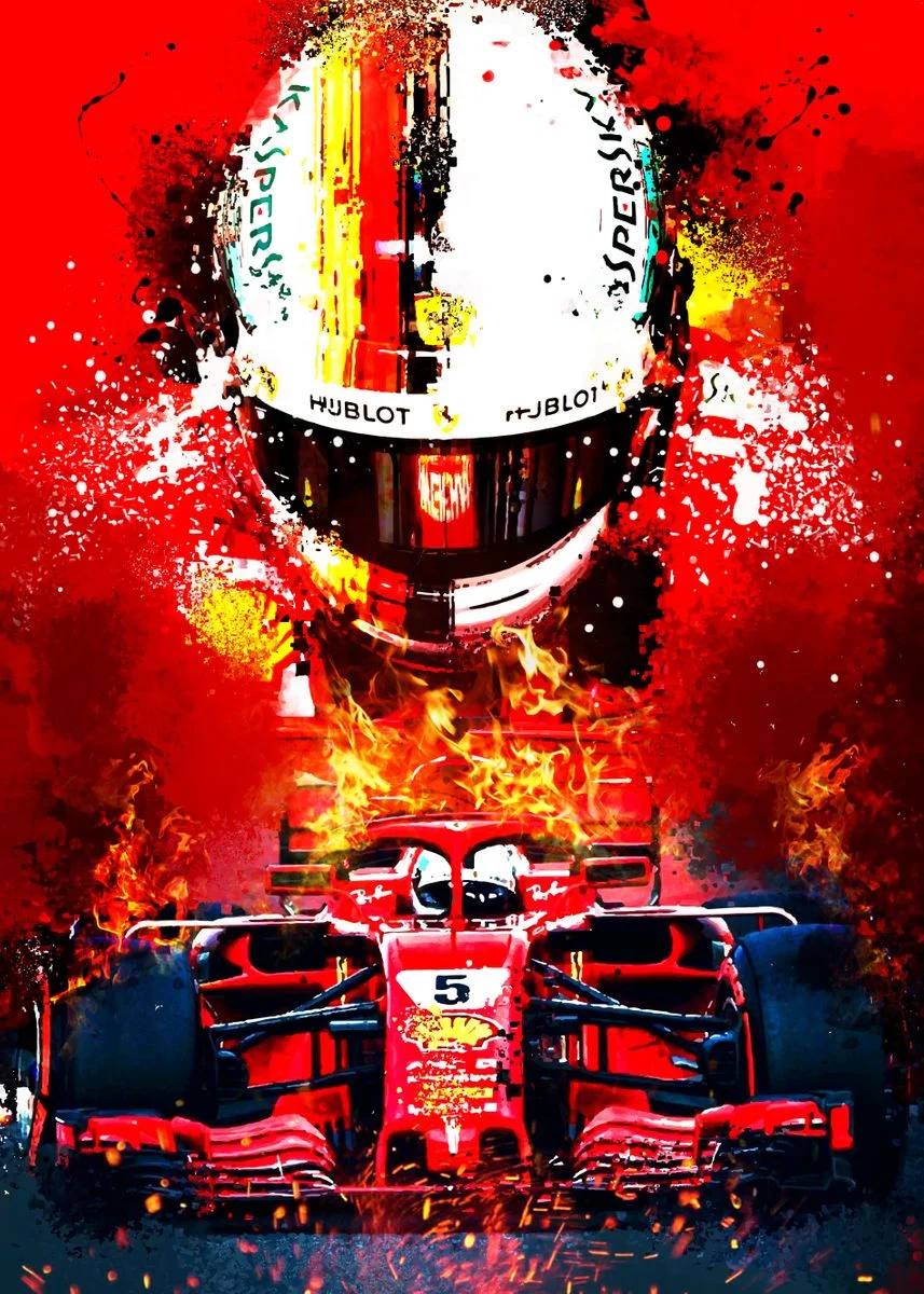 F1 driver prints