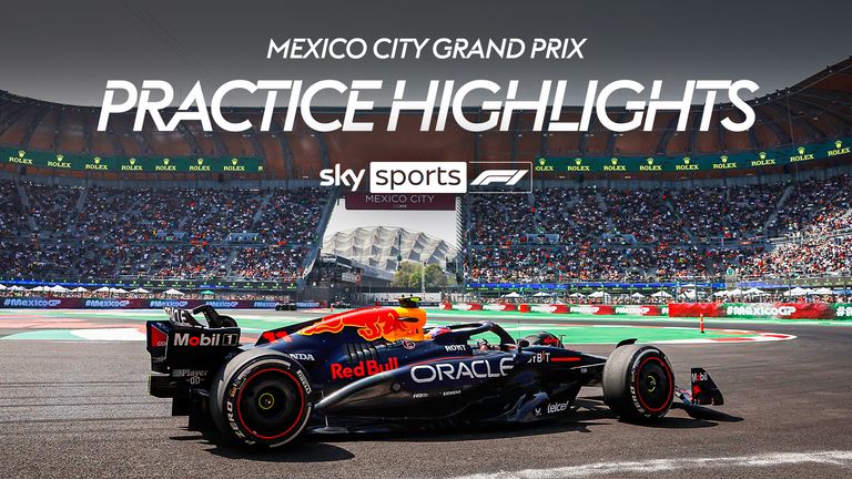 F1 Mexico practice updates.