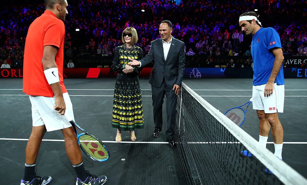 Federer Kyrgios social media