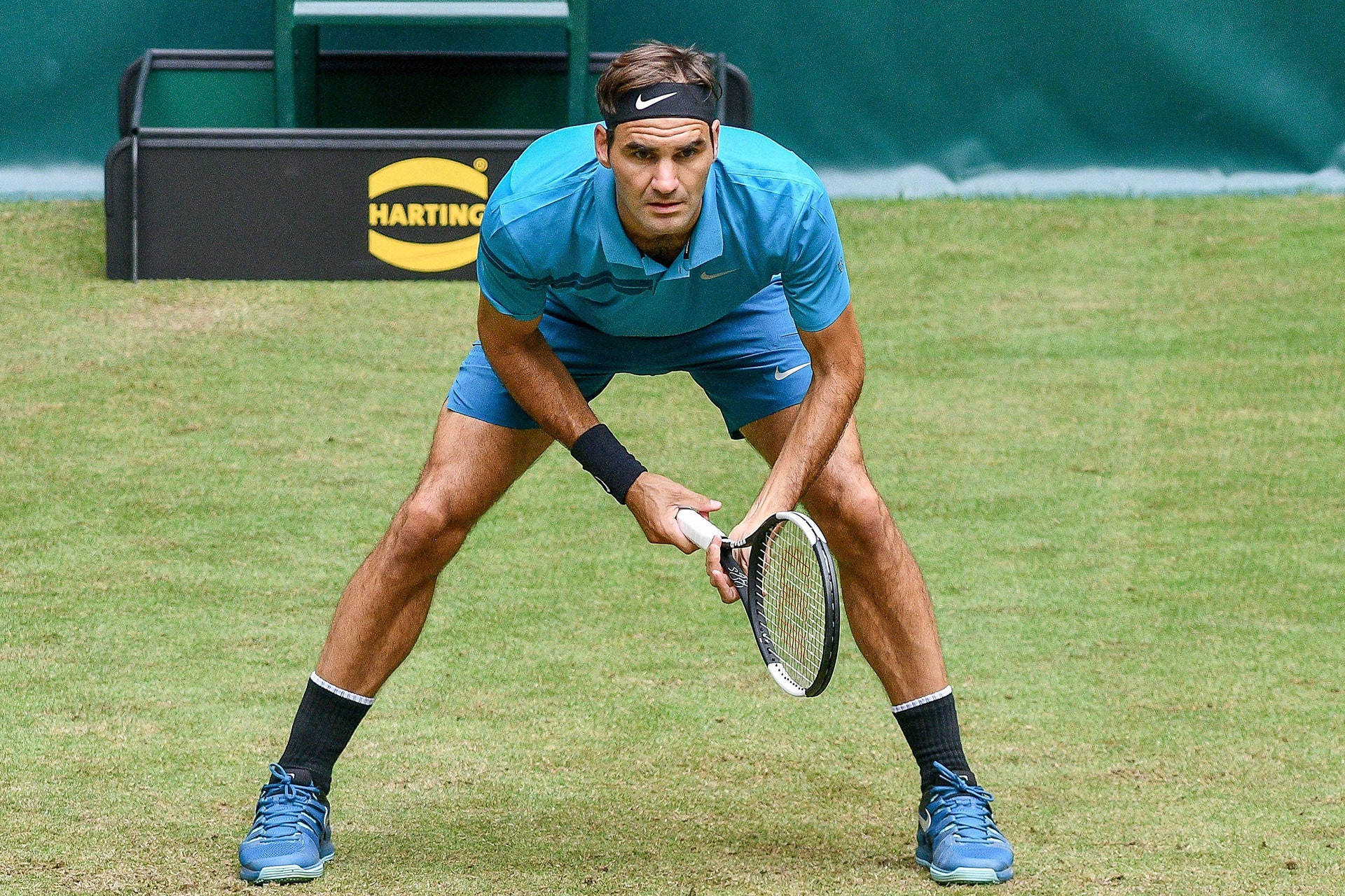 Federer leg injury