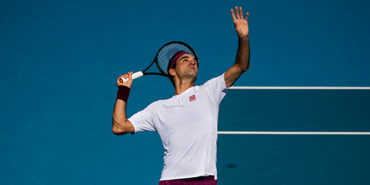 Federer serve tips.