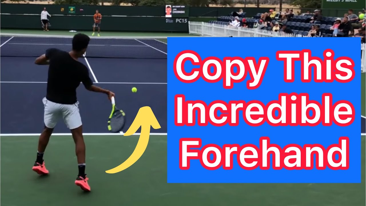 Felix Auger-Aliassime forehand breakdown