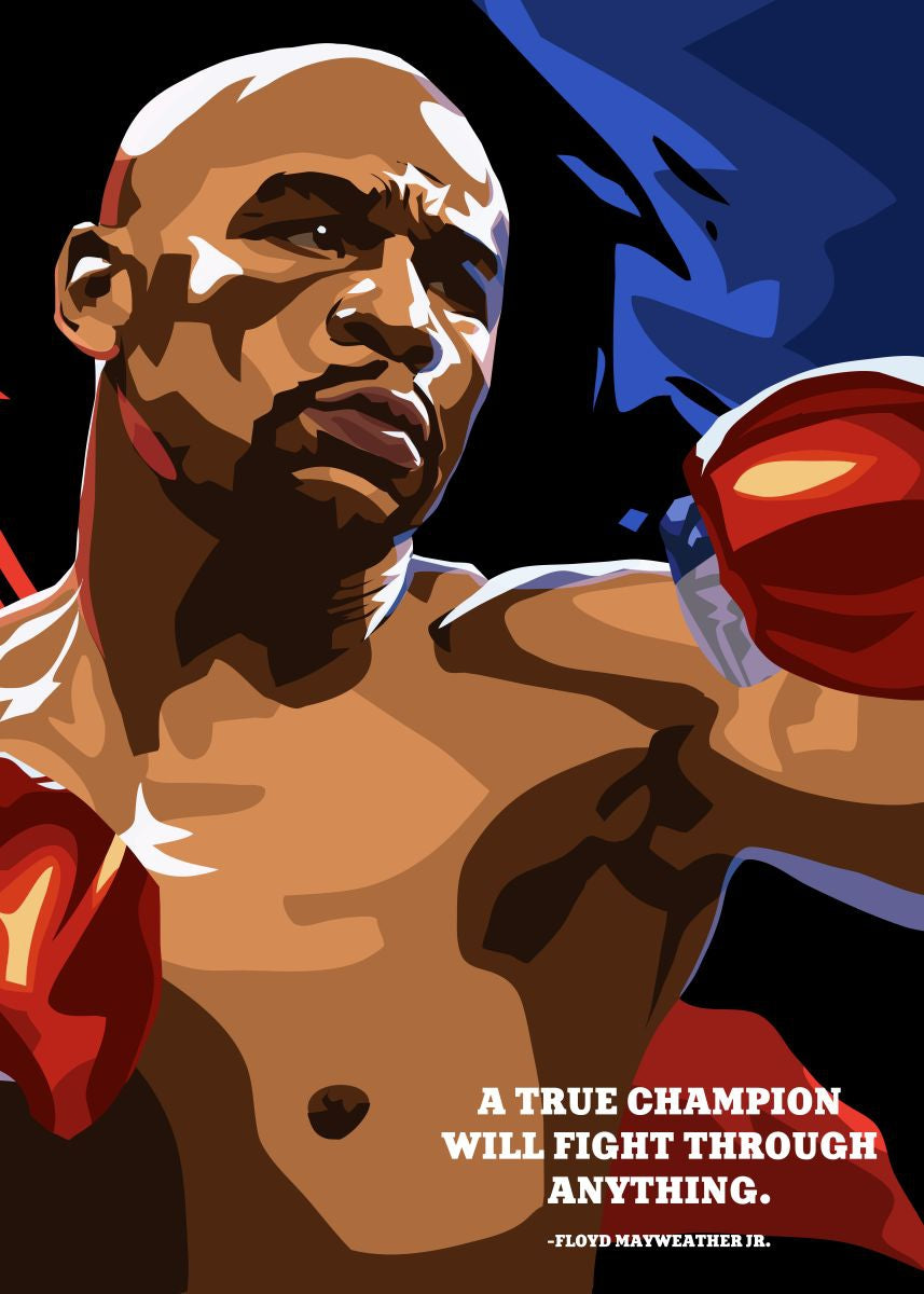floyd mayweather portrait 0024