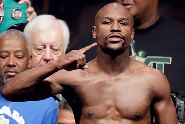 floyd mayweather weigh in 0038