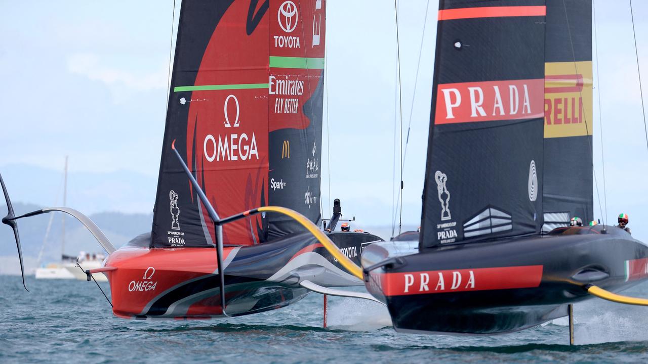 foiling catamarans