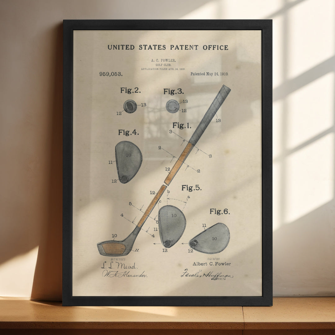 framed golf pictures 0009