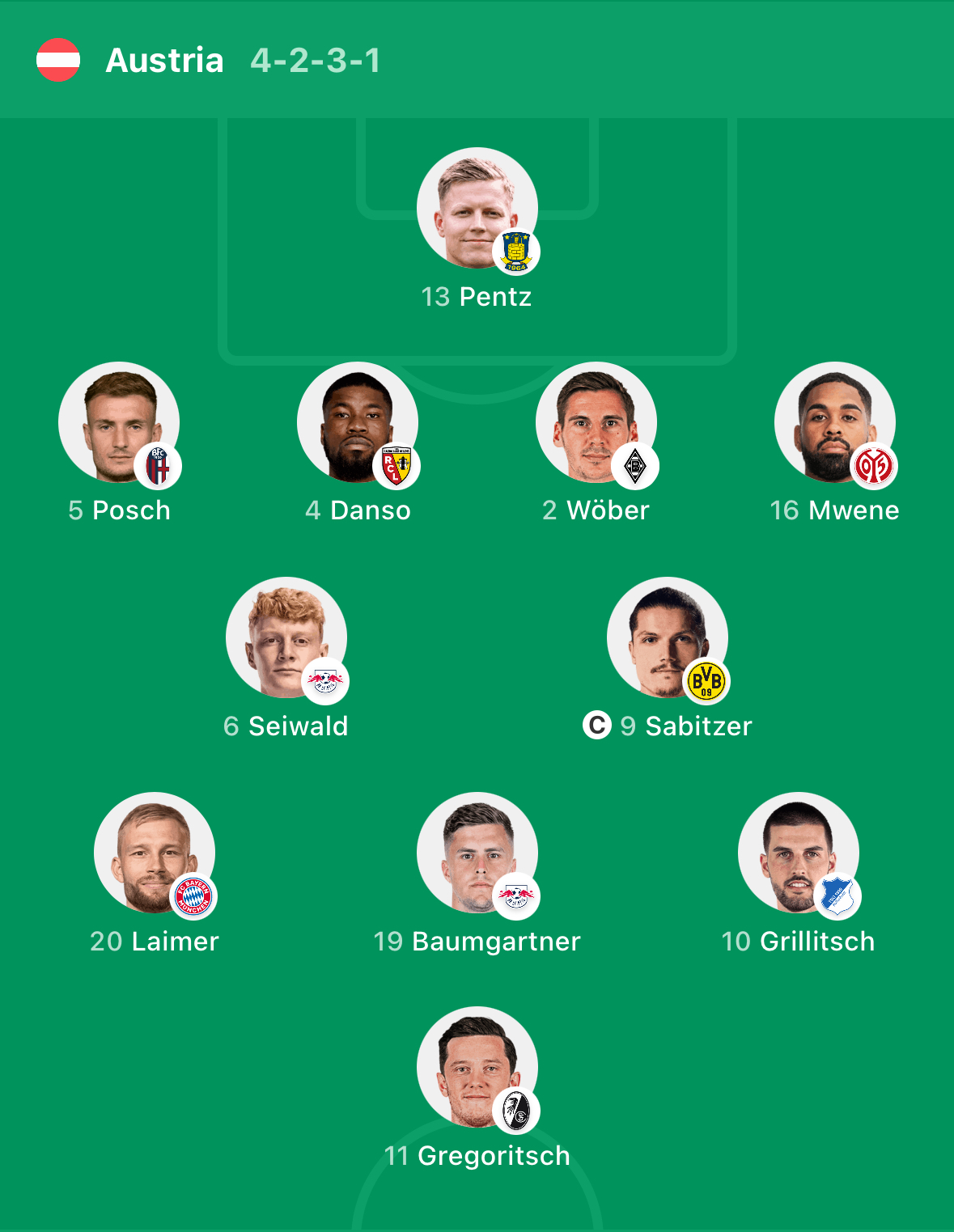 france line up 0042