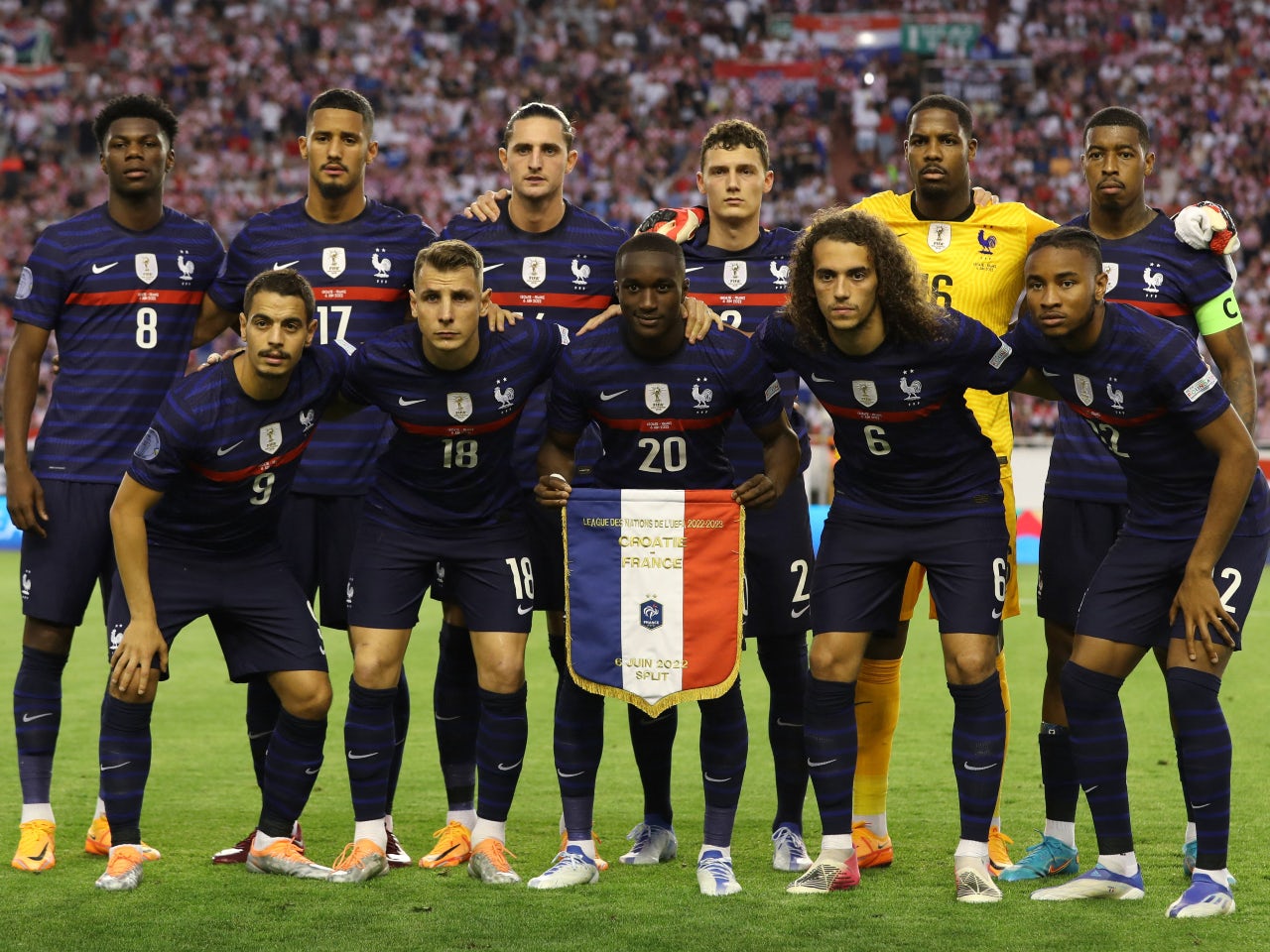 France team group picture