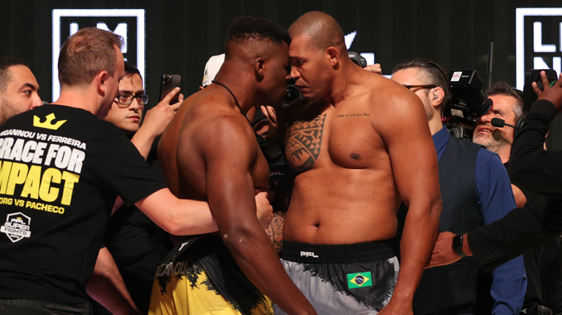 francis ngannou weigh in 0013