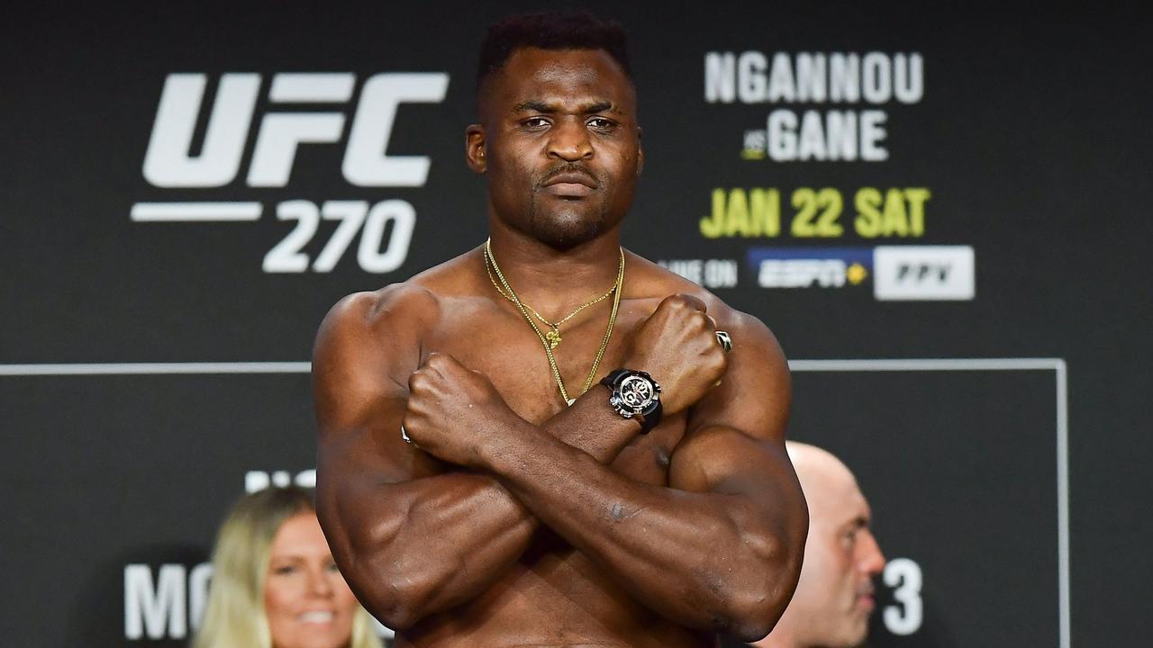 francis ngannou weigh in 0041