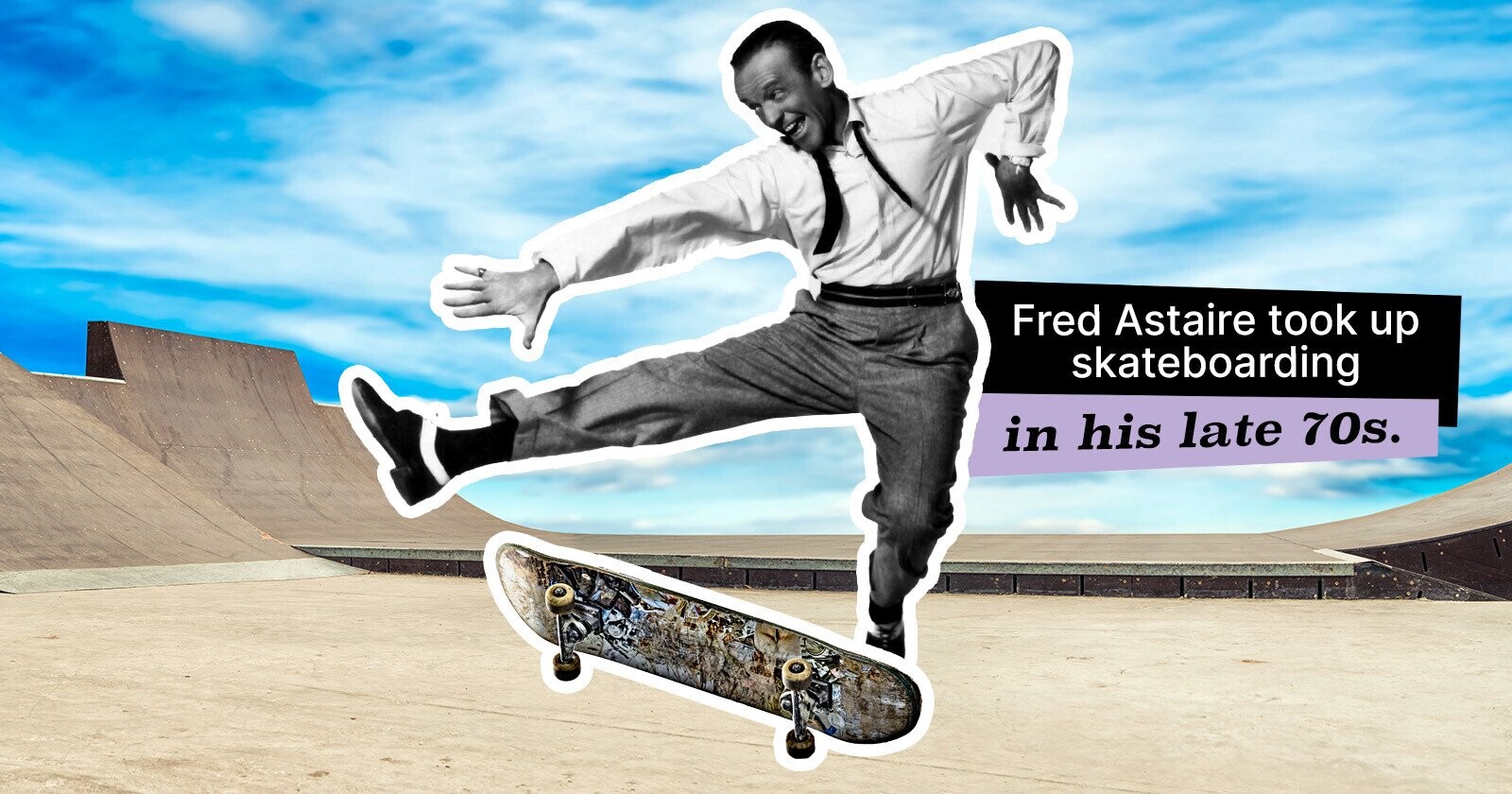 Fred Astaire skating performance