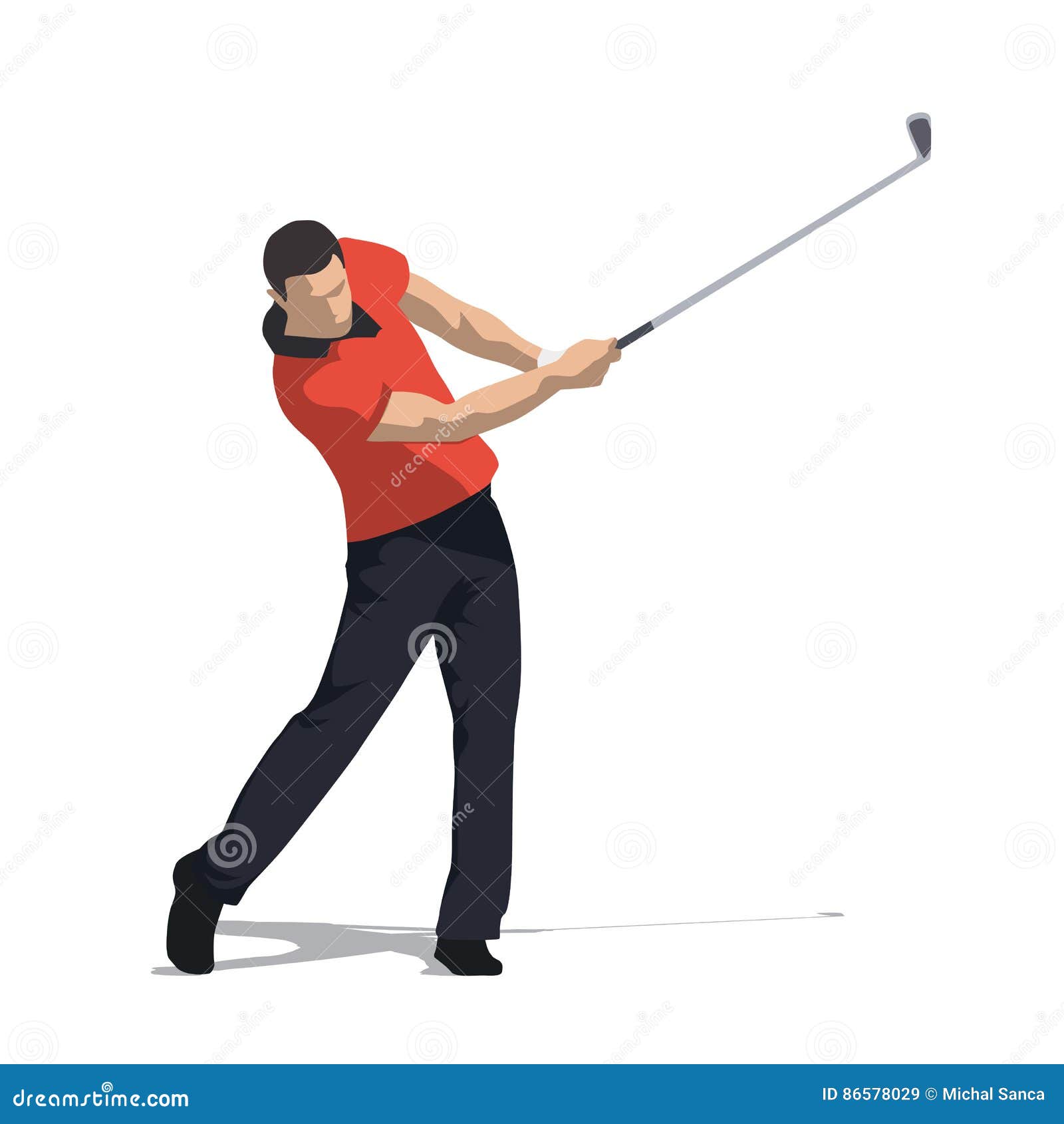 front view golf swing 0010