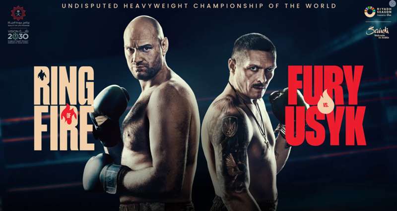 Fury vs Usyk visual announcement