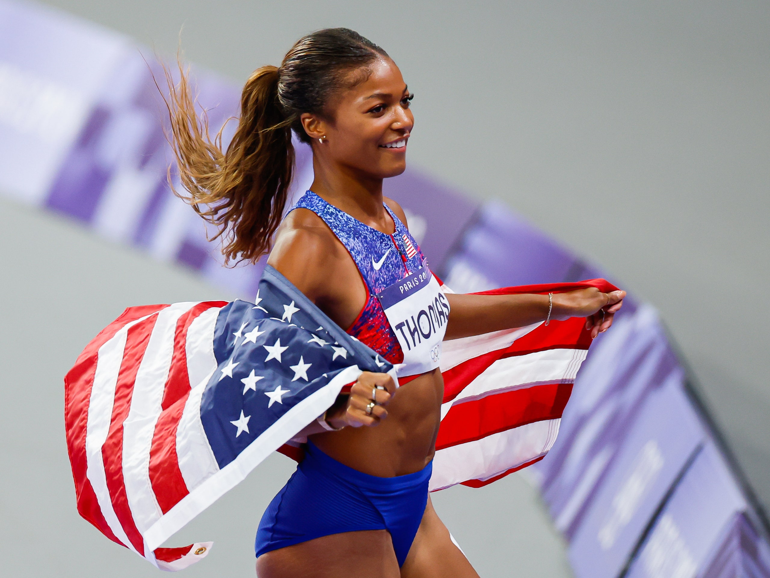 Gabby Thomas Olympic images