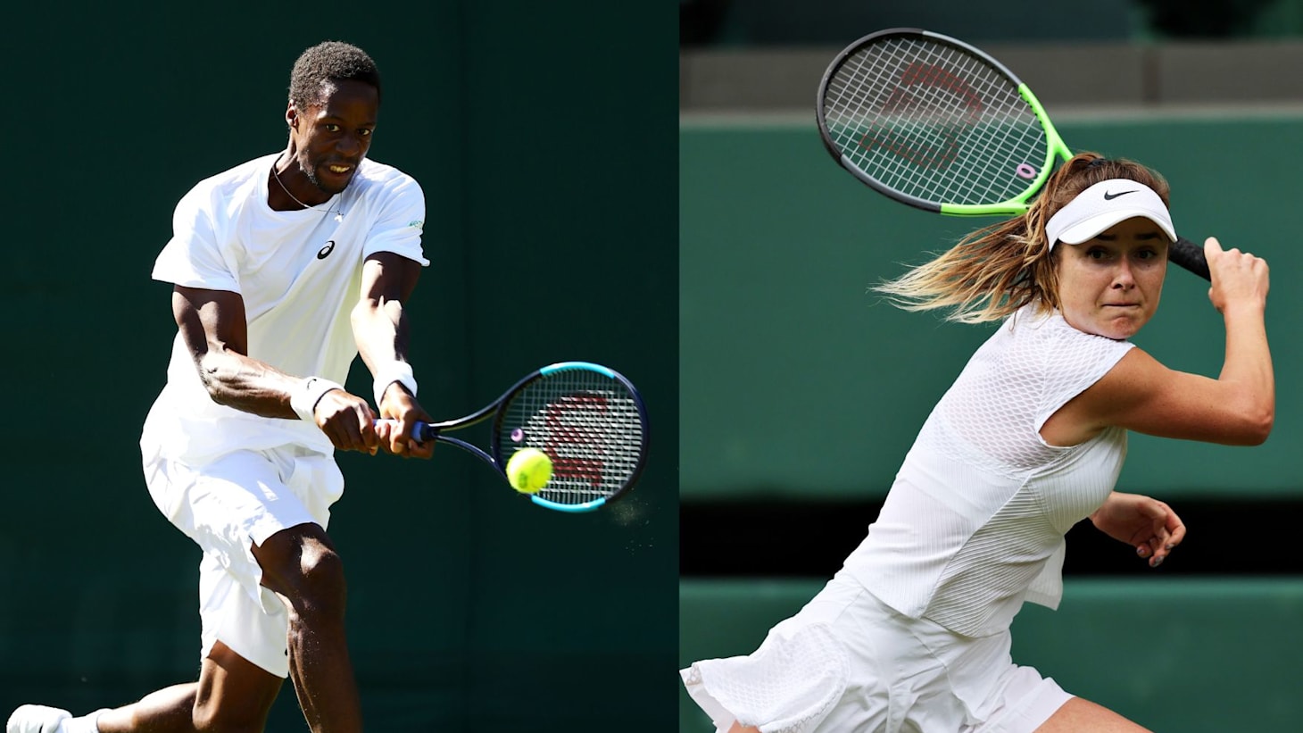 Gael Monfils grass court skills