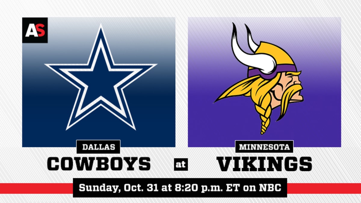 game day atmosphere Cowboys Vikings
