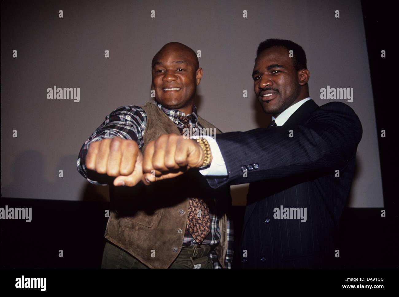 george foreman and holyfield fight 0012