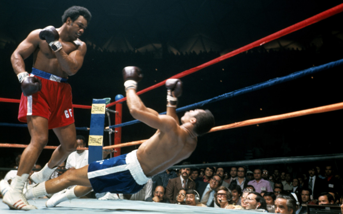 George Foreman vs Ali highlights