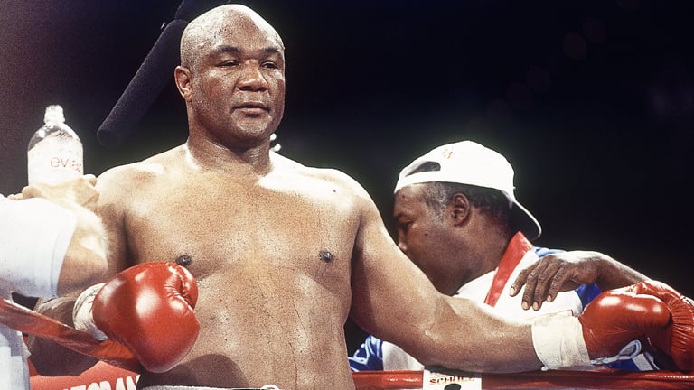 george foreman vs moorer