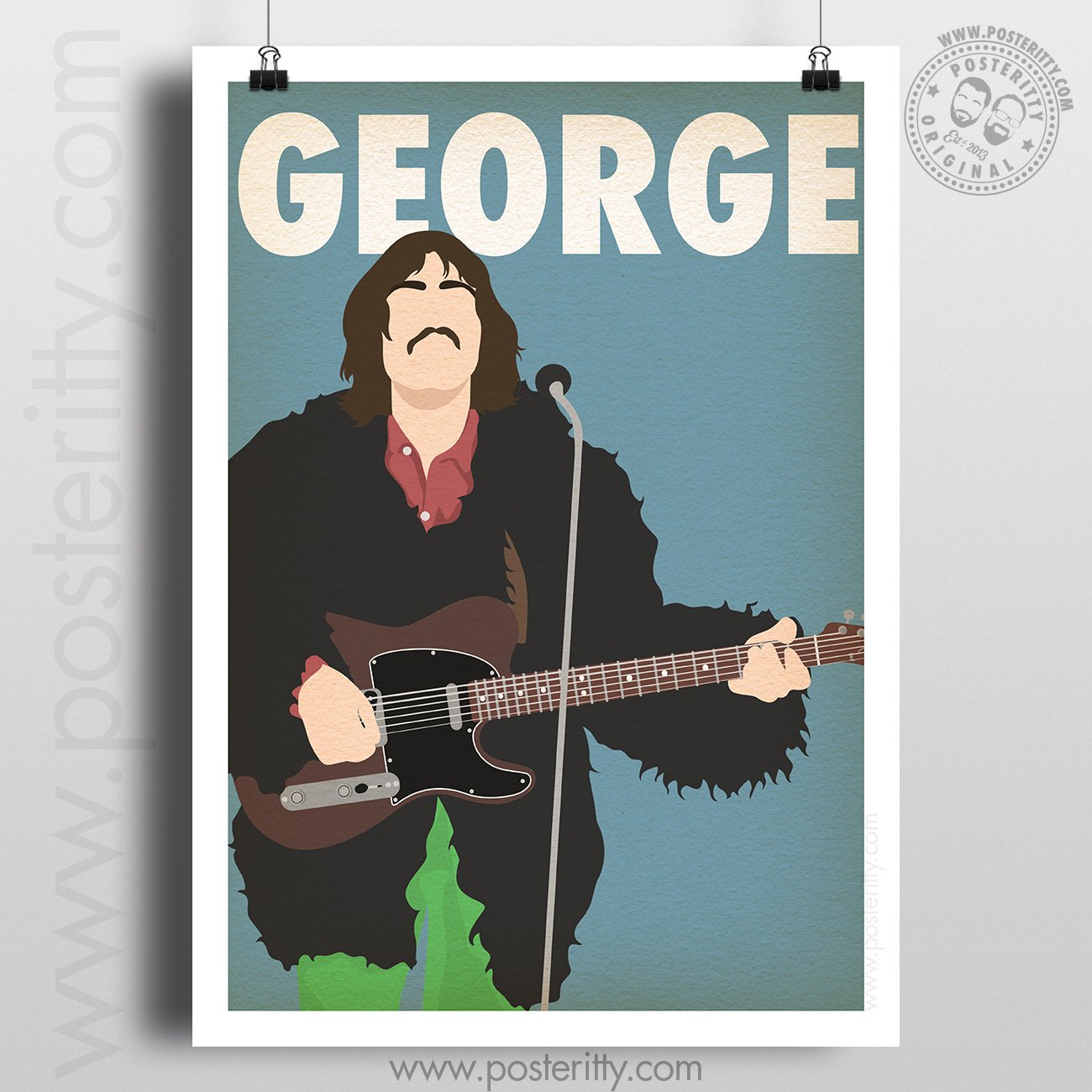 George Harrison tribute art.