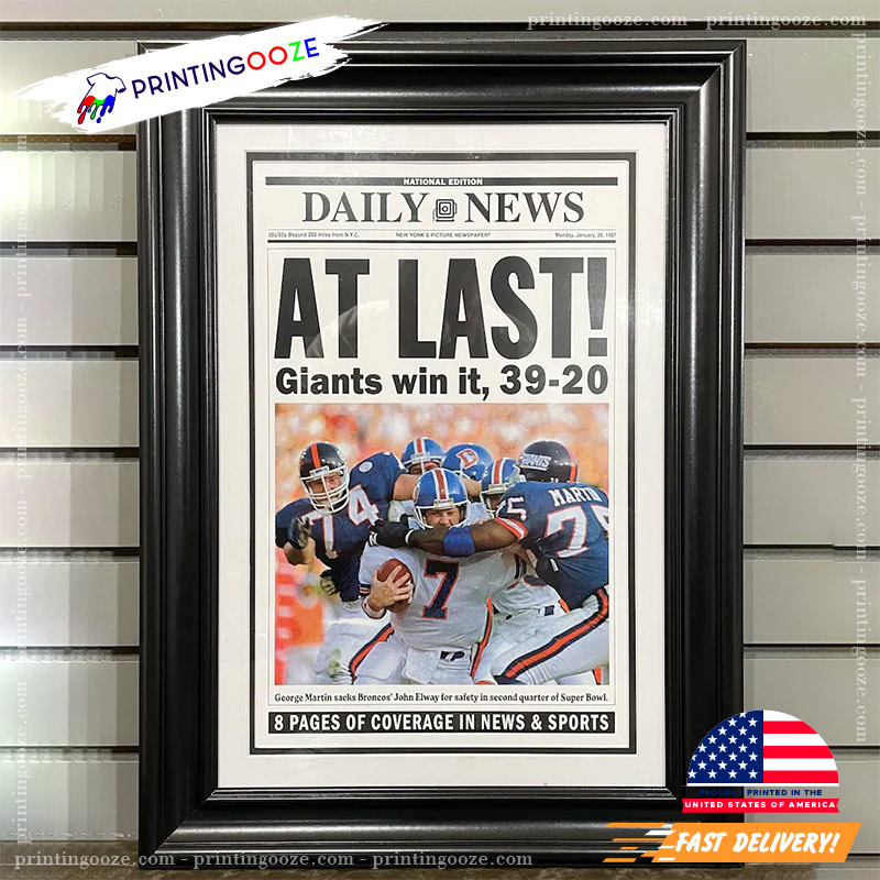 Giants vs Broncos 1987